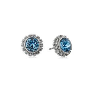 Ted Baker London Indian Sapphire BLUE Swarovski Crystal Daisy Stud Earrings